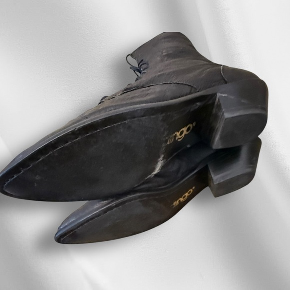 Dingo Black Leather Boots - Picture 7 of 8